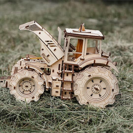 EWA™ Eco-Wood-Art Tractor 3D Wooden STEM Construction Kit